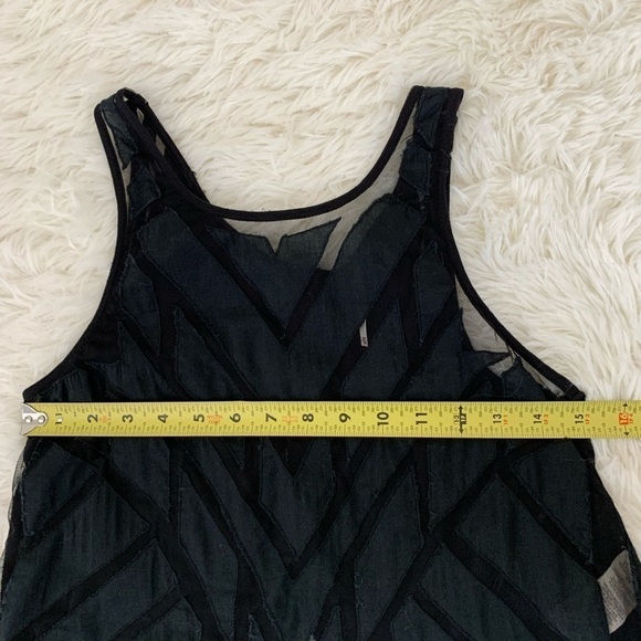 Free People Ginger Cutwork Top, sleeveless, Black, XS - Picture 9 of 15